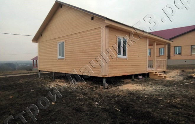 4 Брусовой дом ОД-11, 9×9, 81 м², Тульская область, Киреевский район, село Дедилово (4)
